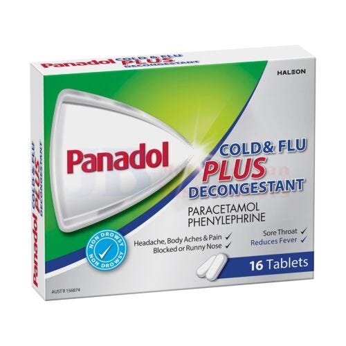 Panadol Cold & Flu Caps (16 Pack)