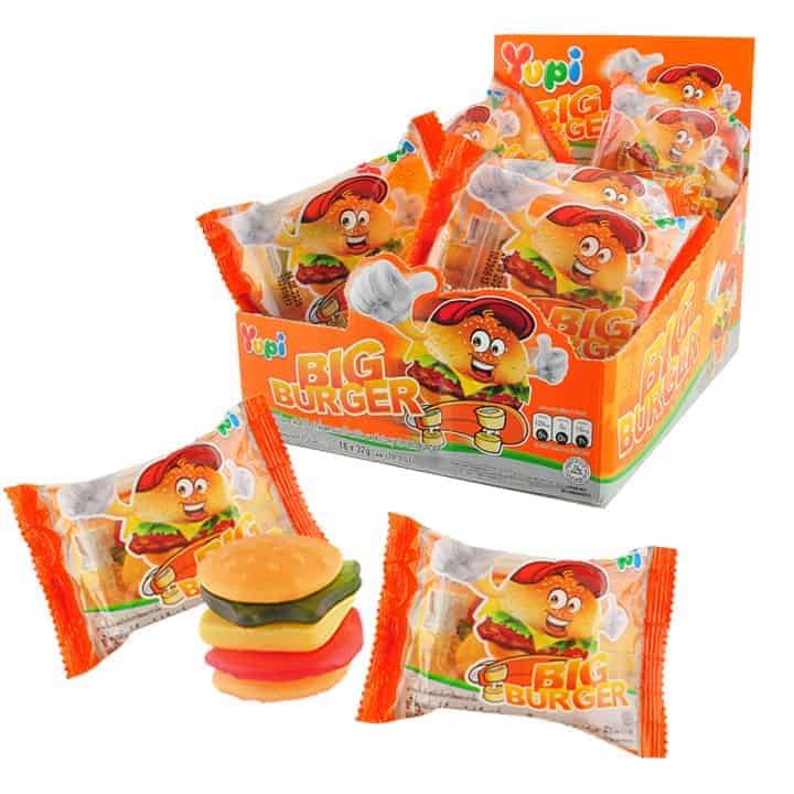 Yupi Big Burger (18 Pack) 32g
