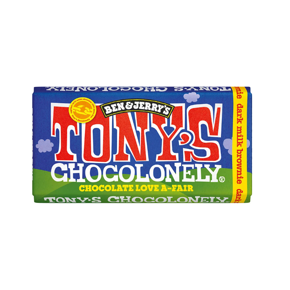 Tony's Chocolate Ben & Jerry Dark Milk Brownie 180g