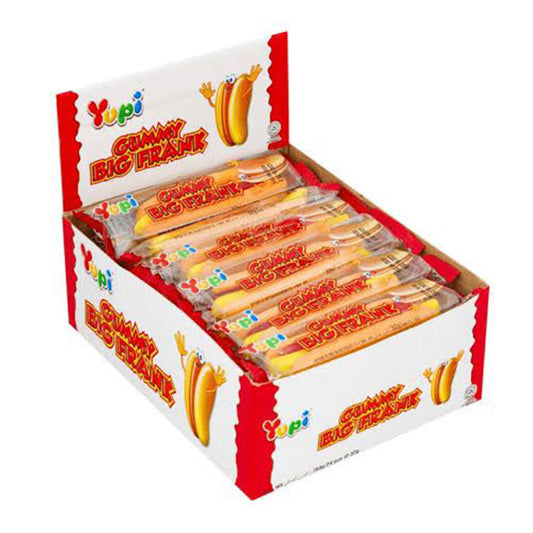 Yupi Gummy Big Frank 28g (24 Pack)