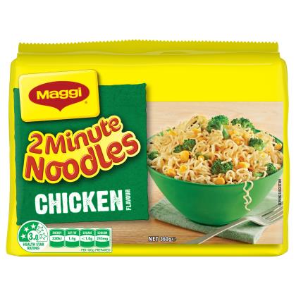 Maggi Noodles Chicken 2 Minute Multipack 5 X 72g