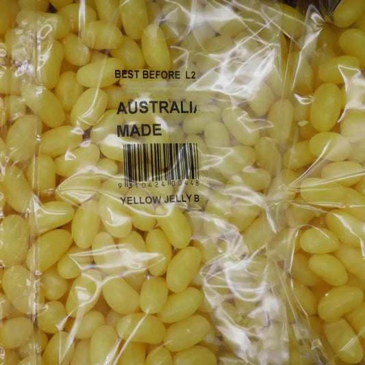 Allseps Bulk Jelly Beans - Yellow (8 x 1kg Bag)
