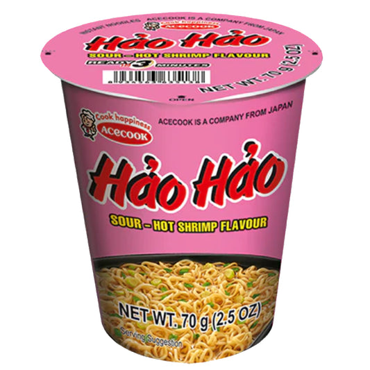 Acecook Japanese Hot Sour Shrimp Noodles Cup 73g