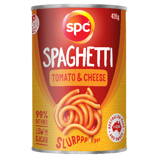 Spc Spaghetti In Tomato & Cheese Sauce 420g