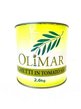 Olimar Spaghetti In Tomato Sauce 2.6kg