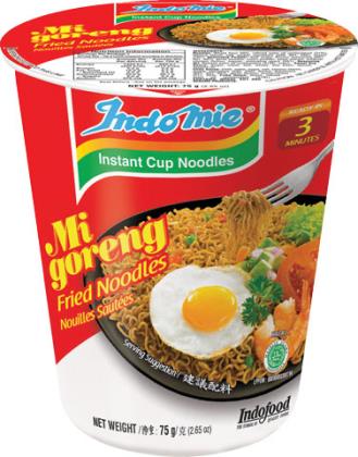 Indomie Noodles Cup Instant Mi Goreng 12 X 75g