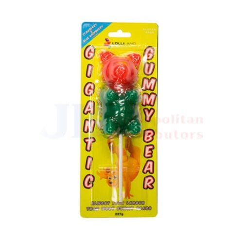 Gigantic Gummi Bear On Stick 227g