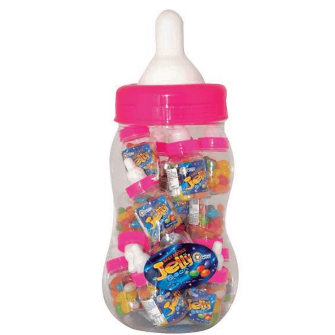 Baby Bottle Jelly Beans Pink (20 Pieces) 40g