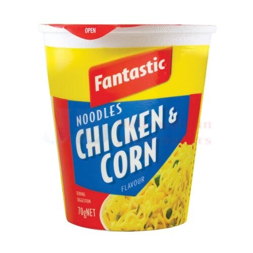 Fantastic Cup Noodles Chicken Corn 70g