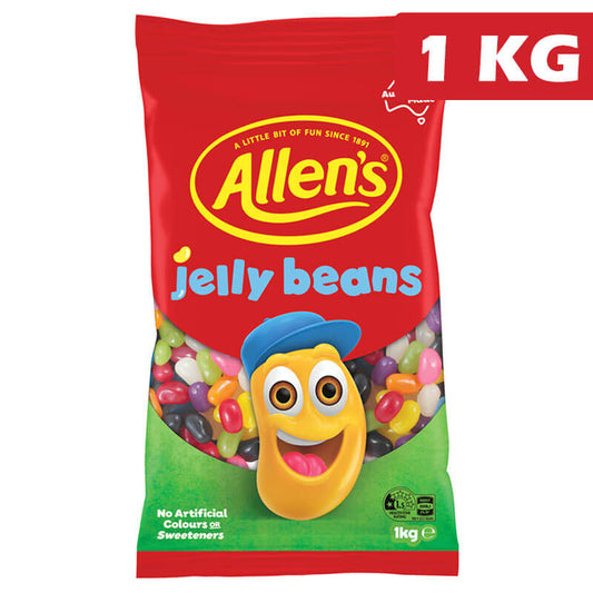 Allen's Jelly Beans Lollies Bag 1Kg