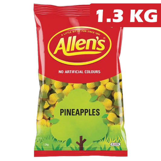 Allen's Pineapples Lollies Bag 1.3kg