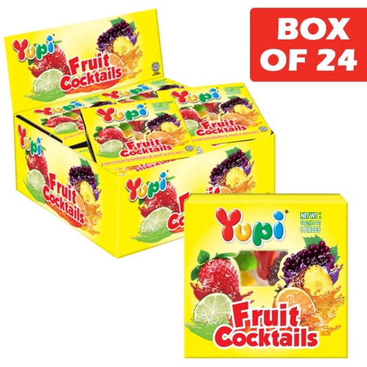 Yupi Gummy Fruit Cocktail 30g (24 Pack)