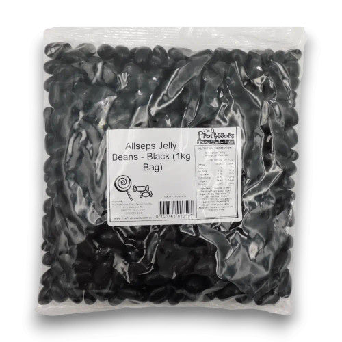 Allseps Jelly Beans - Black (1kg Bag)