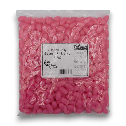 Allseps Jelly Beans - Pink (1kg Bag)