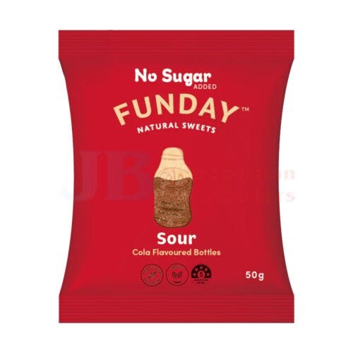 Funday Gummy Cola Bottle 50g