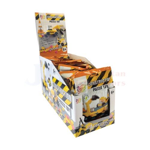 Construction Puzzle Toy With Jelly Beans 5g