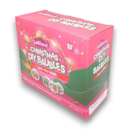 Christmas DIY Bauble Kit with Jelly Beans (4 pack)