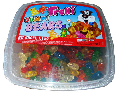 Trolli Gummi Bear Tub (1.1kg)