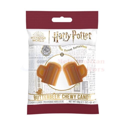 Jelly Belly Harry Potter Butterbeer Chewy Candy 59g