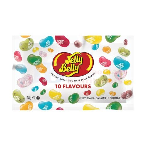 Jelly Belly 10 Flavours Assorted Pouch 28g