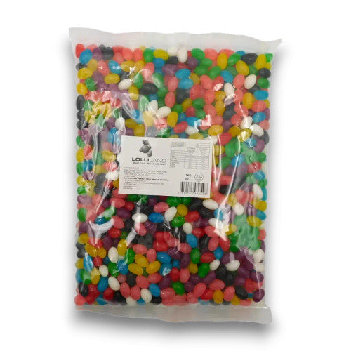 Lolliland Mini Jelly Beans - Mixed Colours  (1kg Bag)