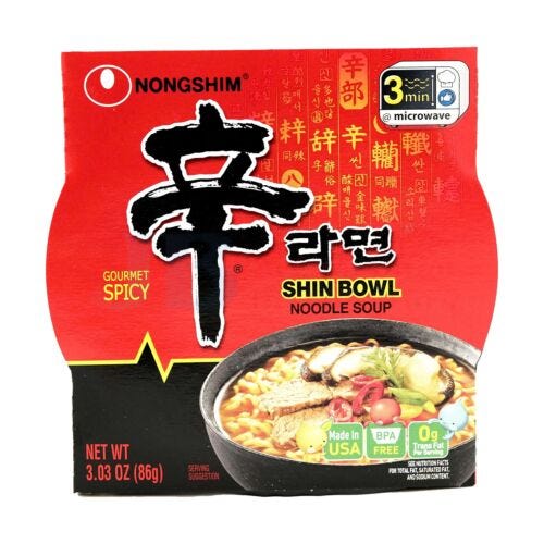 Nongshim Shin Bowl Noodles 86g