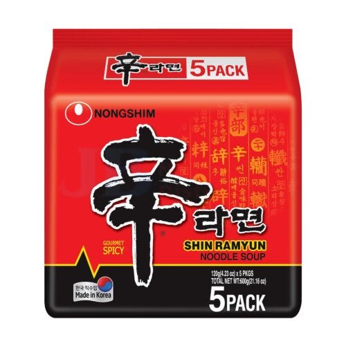 Nongshim Shin Ramyun Family Pack 120g (5 Pack)