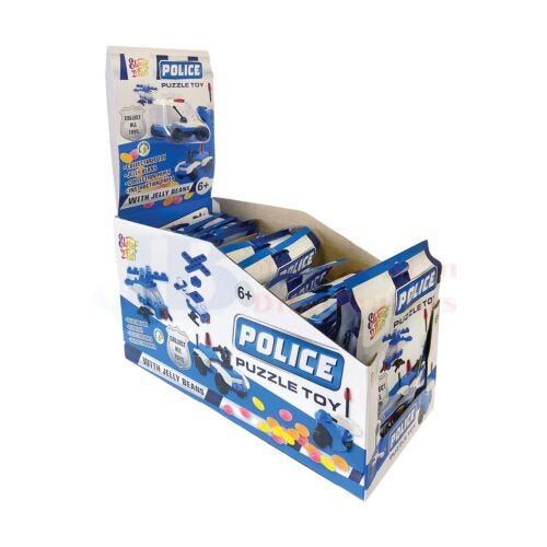 Police Puzzle Toy With Jelly Beans 5g