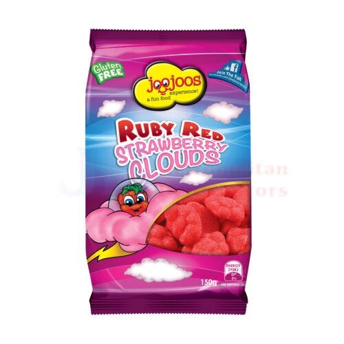 Joojoos Ruby Red Strawberry Clouds 150g