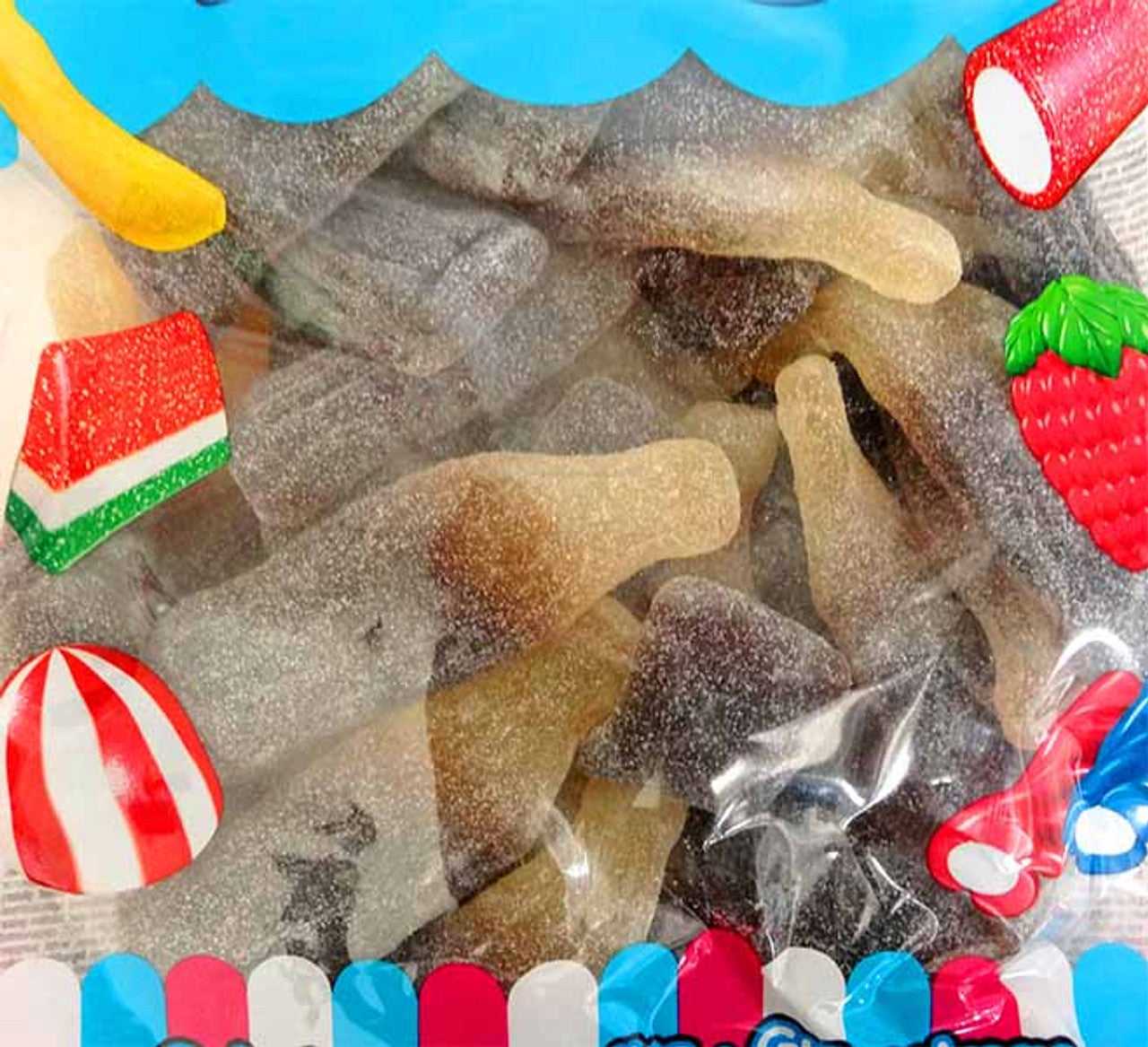 Vidal Giant Sour Cola Bottle ( 1kg Bag)