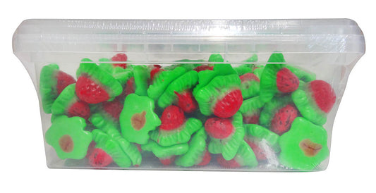 Vidal Jelly Filled Strawberries ( 1kg Tub)