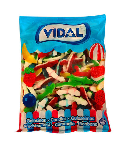 Vidal Tiburones Jelly - Rainbow Sharks (1kg Bag)