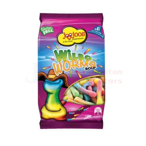 Joojoos Wilbo Worms Sour 150g