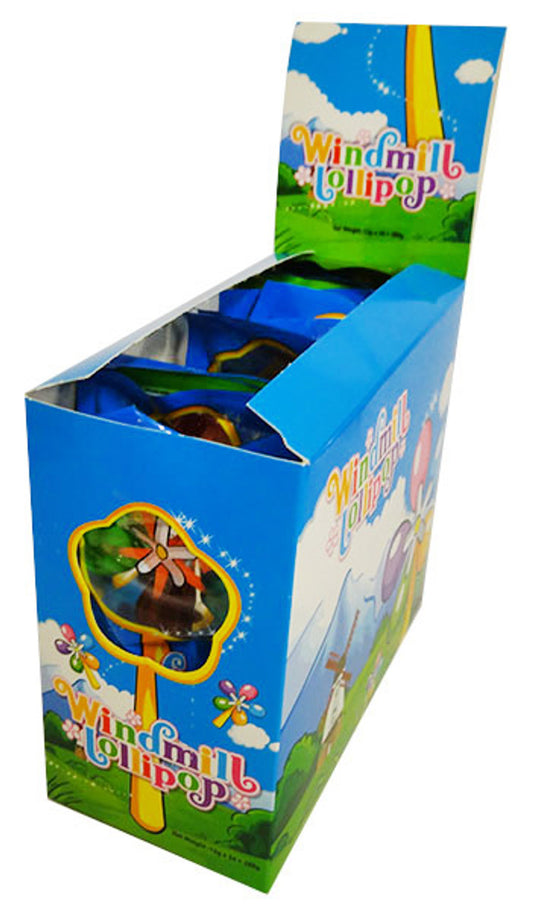 Windmill lollipop   (24x12g individually wrapped lollipop)