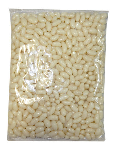 Wizard Jelly Beans - White with Coconut Flavour (1kg Bag)