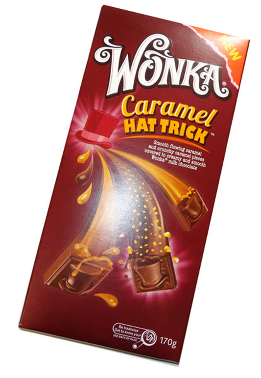 Wonka Caramel Hat Trick (12 x 170g bar)