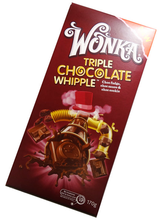 Wonka Triple Chocolate Whipple (12x170g bar)