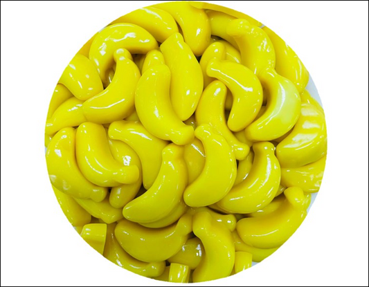 Juicy Jelly Peeled Gummy Banana 1KG 1kg bag