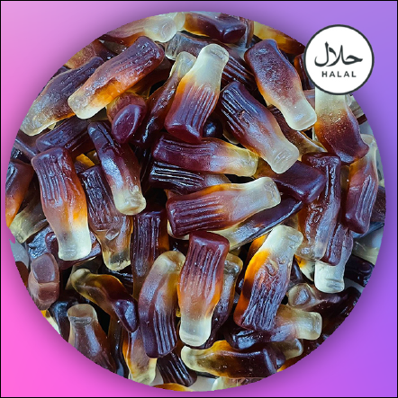 Juicy Jelly Oiled Cola Bottles 1kg 1kg