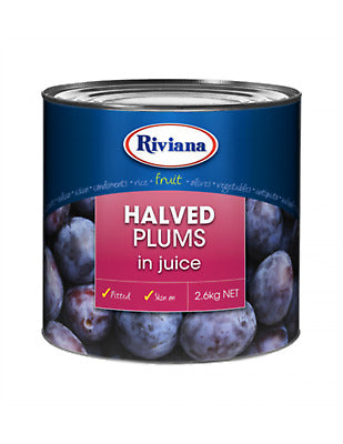 Riviana Plum Halves In Juice 2.6kg