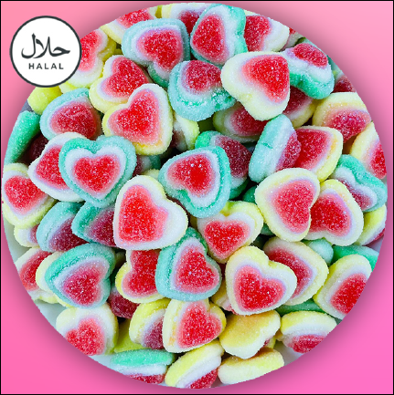 Juicy Jelly Sour Mix Hearts 1kg 1kg