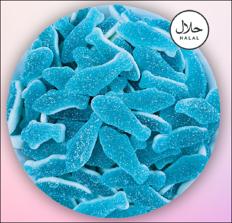 Juicy Jelly Sour Sharks 1kg 1kg