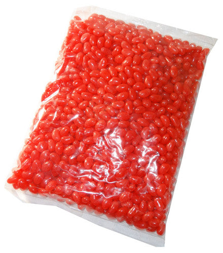 Wizard Mini Jelly Beans - Red with Strawberry Flavour (1kg Bag)
